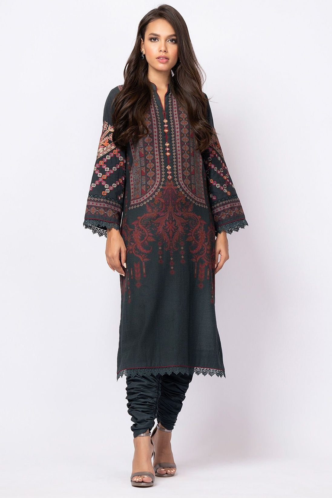 Al Karam Winter Collection`21 FW-43.1 Black