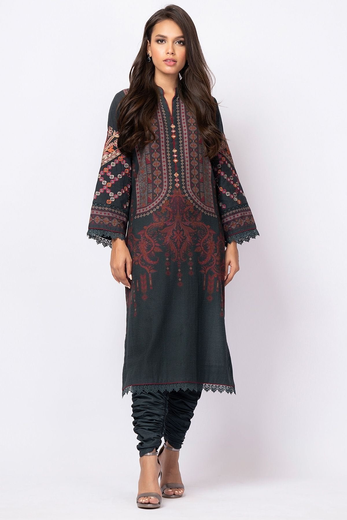 Al Karam Winter Collection`21 FW-43.1 Black