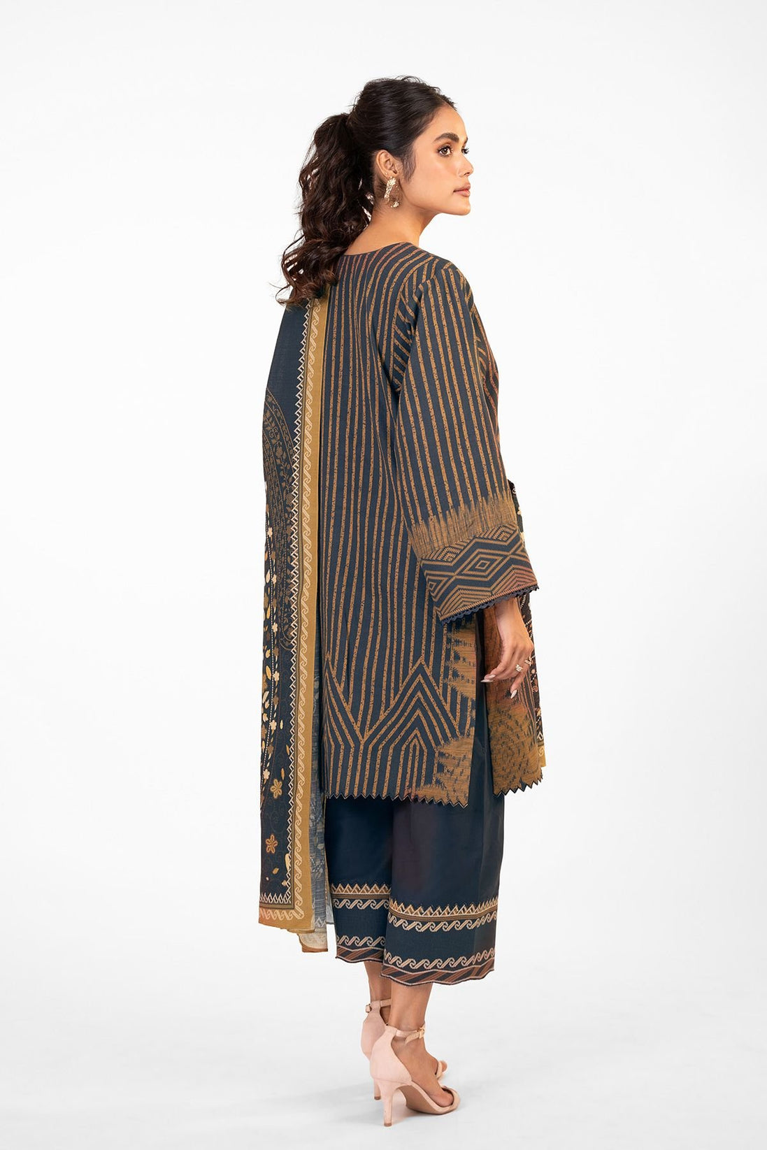 Al-Karam Winter Collection`22 FW#52 CHARCOAL GREY