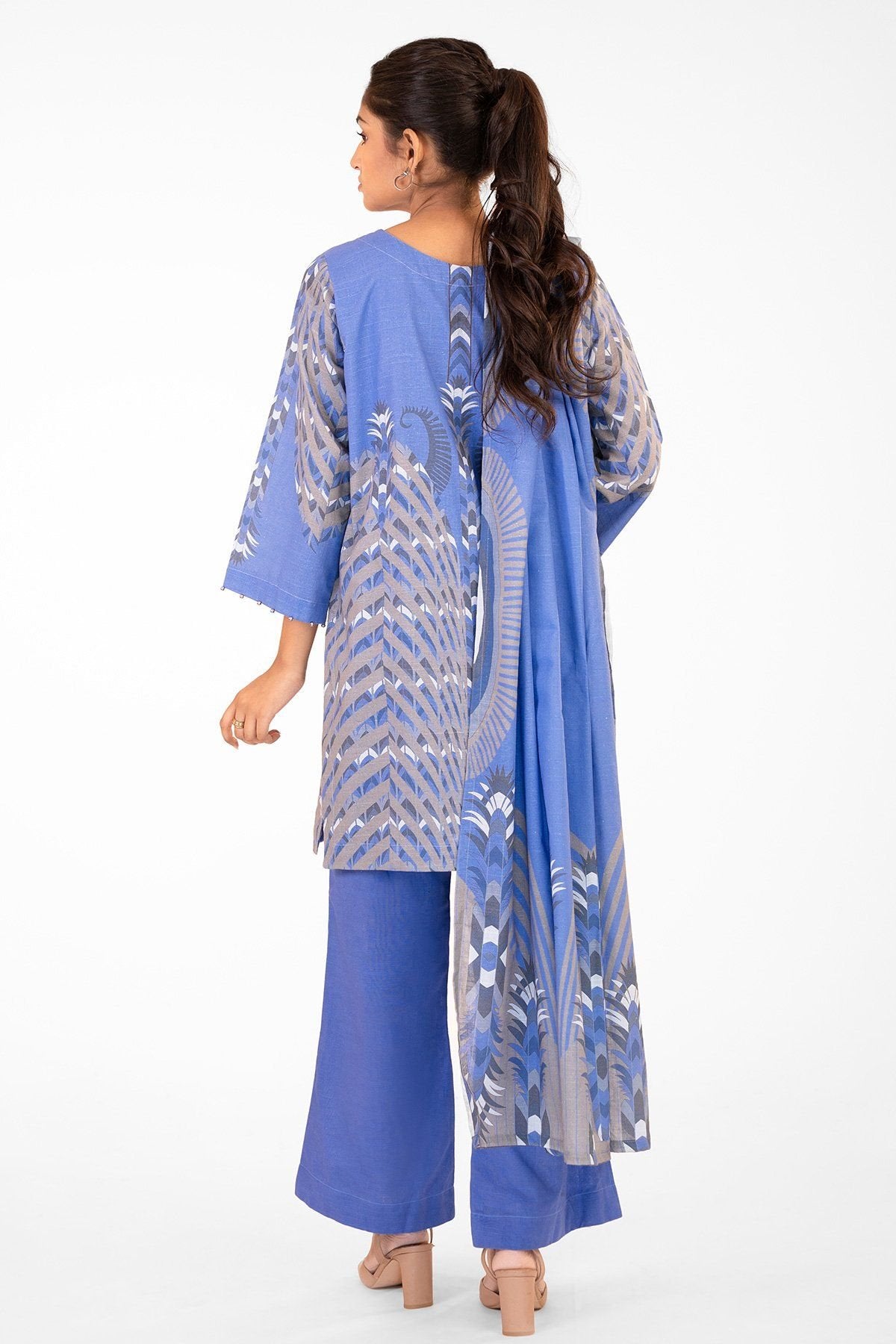 Al-Karam Winter Collection`22 FW#54 BLUE