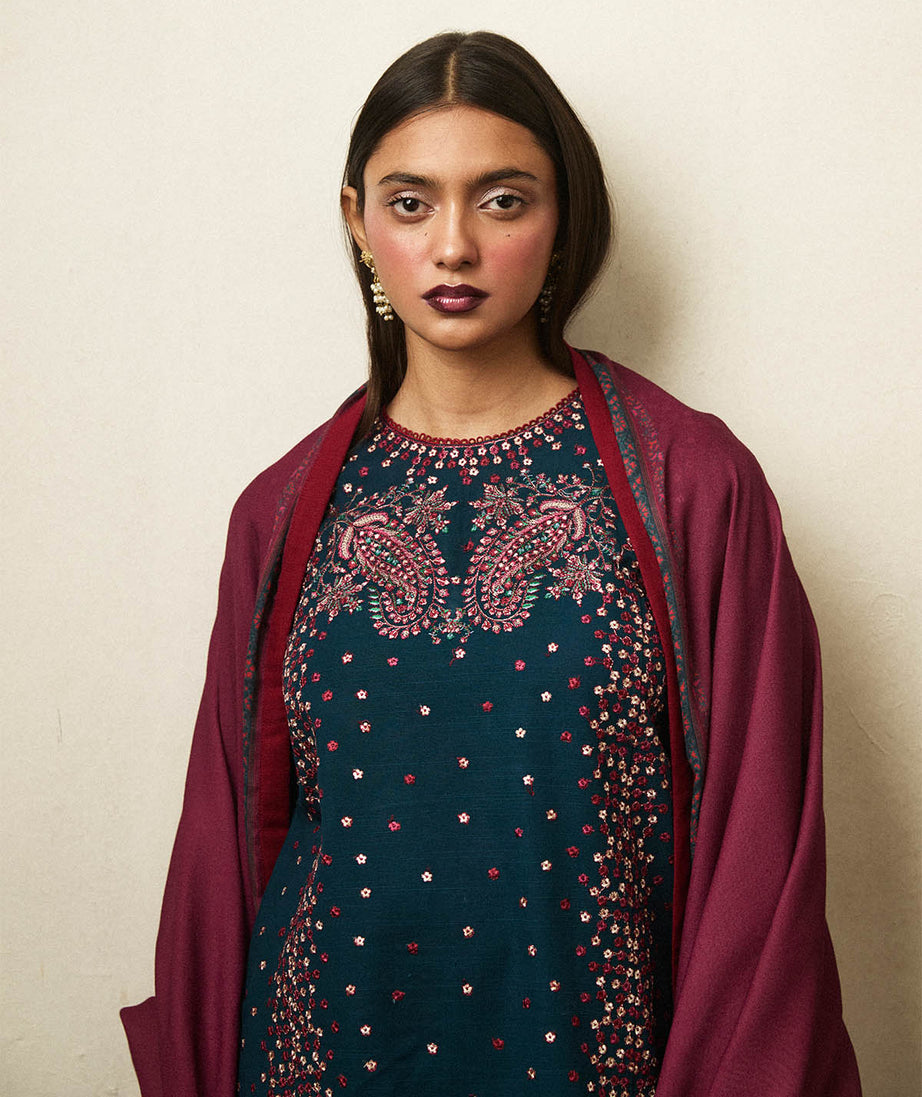 Jugnu By Hussain Rehar Autumn Winter`24 (Ashen)