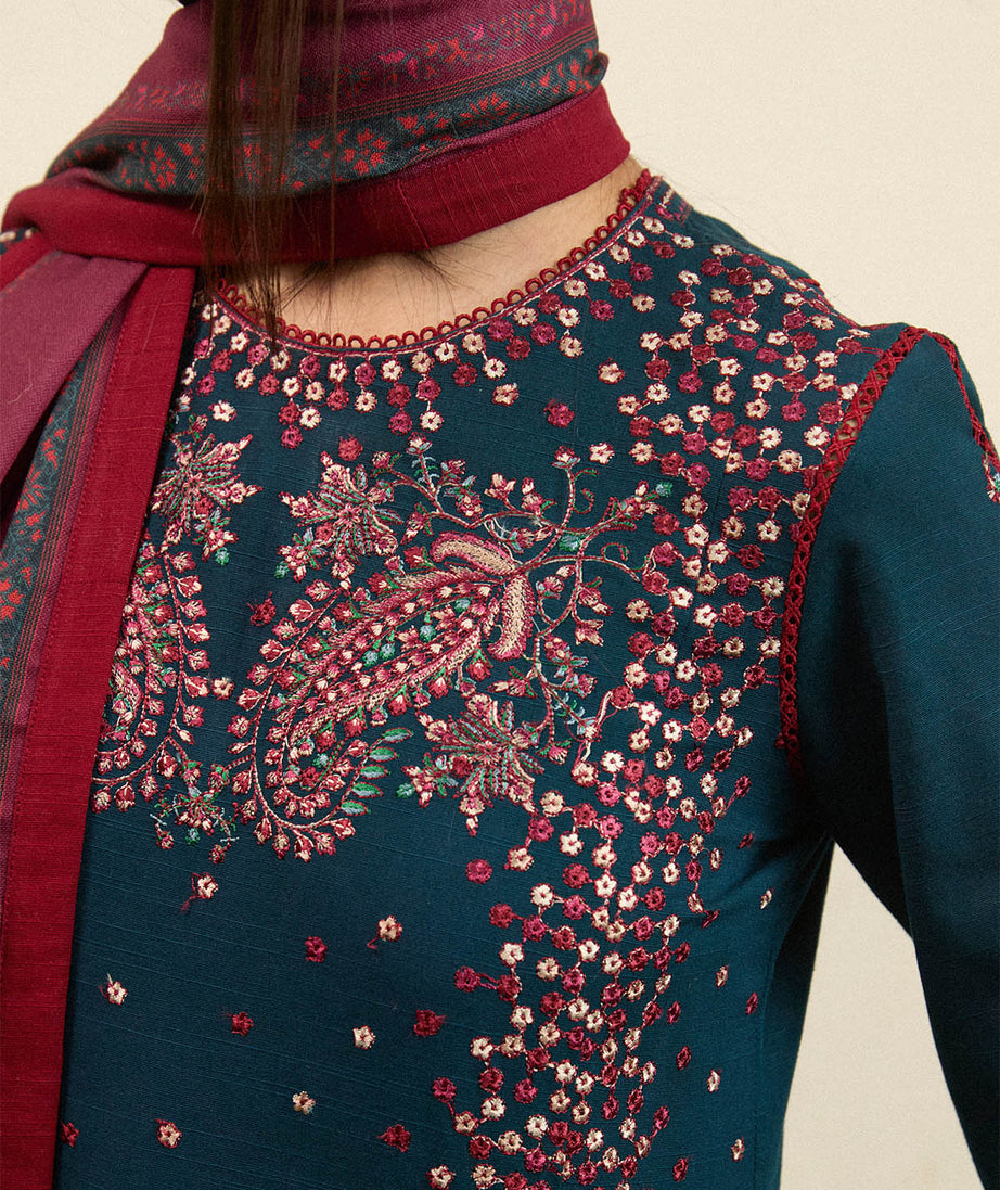 Jugnu By Hussain Rehar Autumn Winter`24 (Ashen)