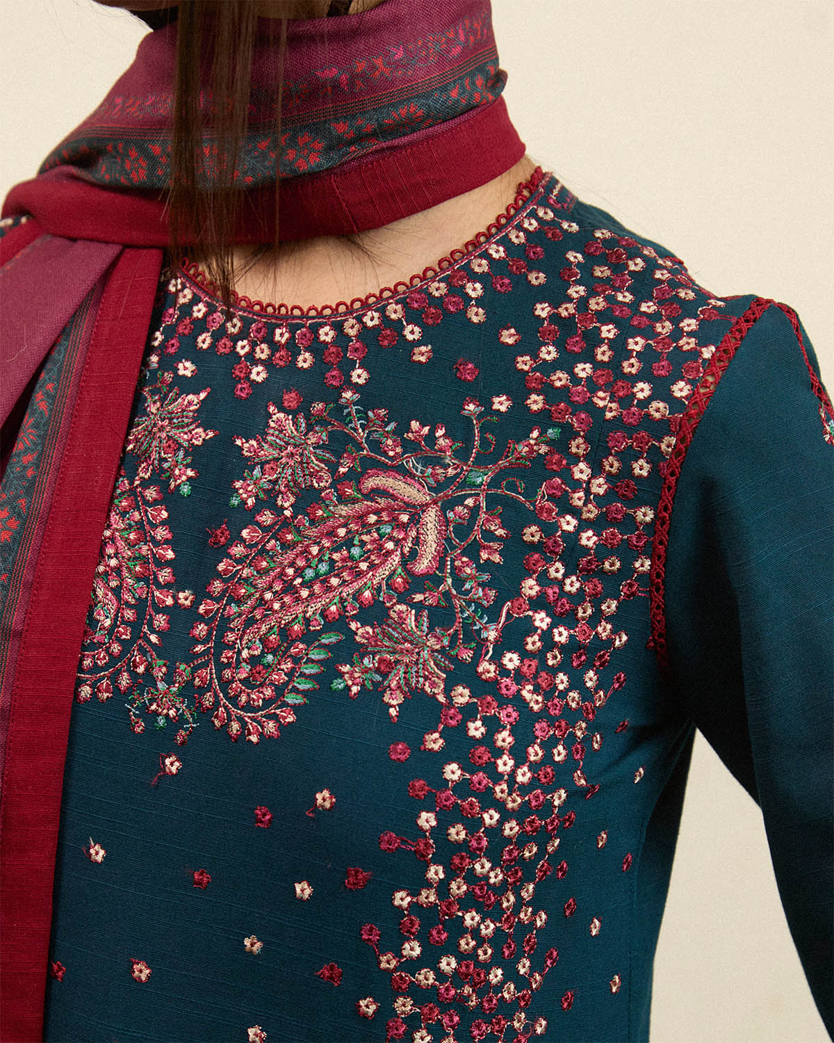 Jugnu By Hussain Rehar Autumn Winter`24 (Ashen)