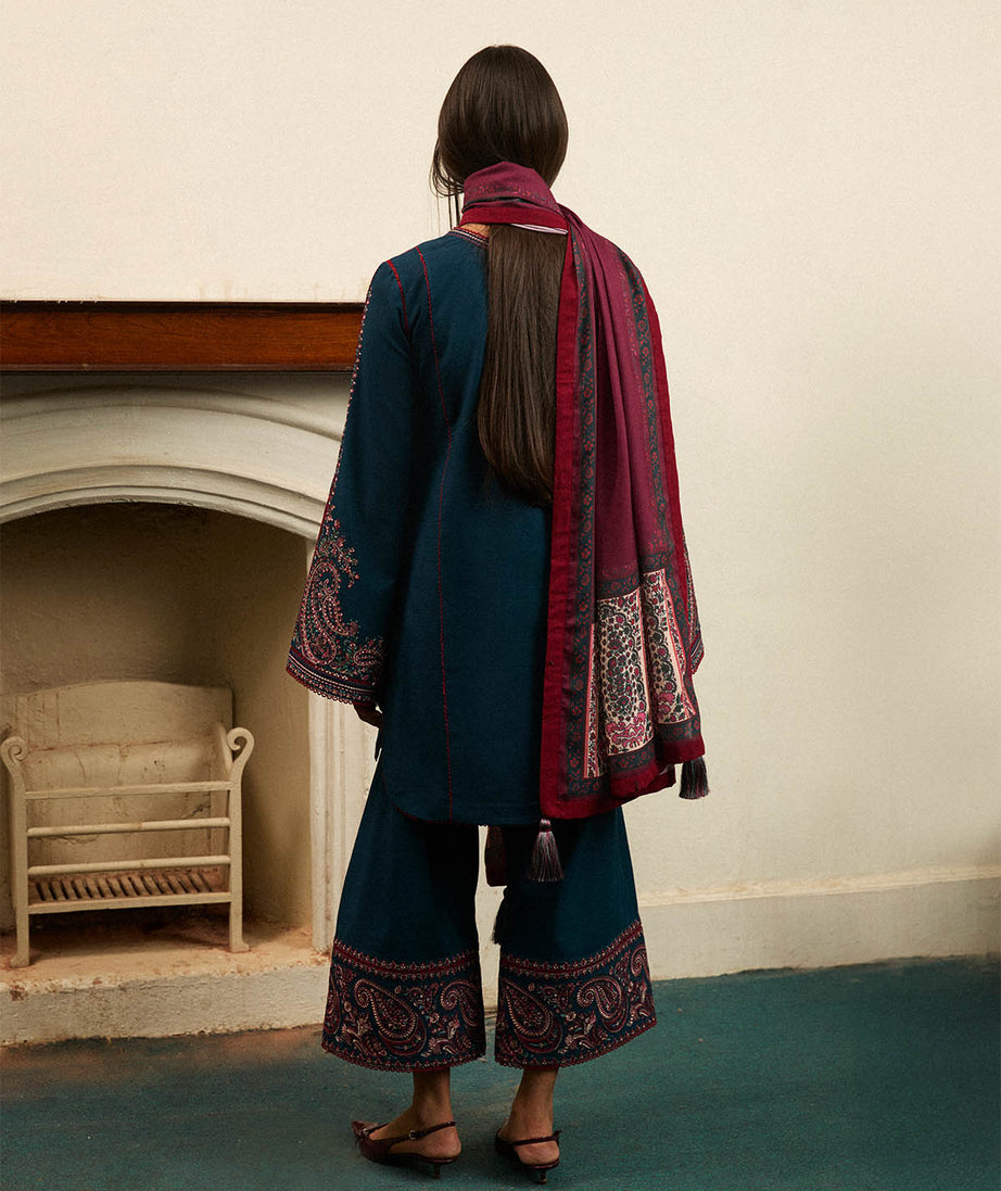 Jugnu By Hussain Rehar Autumn Winter`24 (Ashen)