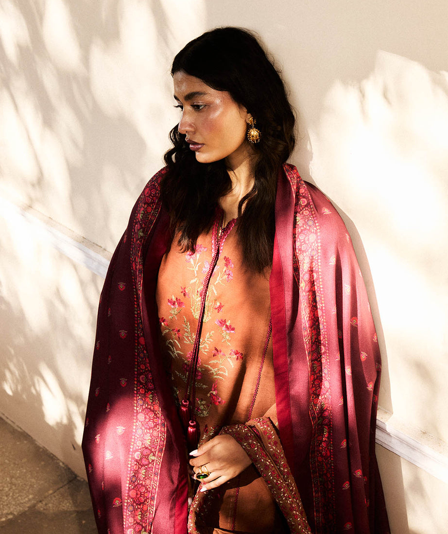 Jugnu By Hussain Rehar Autumn Winter`24 (Hazel)