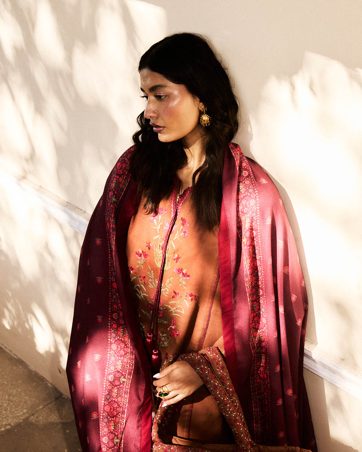 Jugnu By Hussain Rehar Autumn Winter`24 (Hazel)