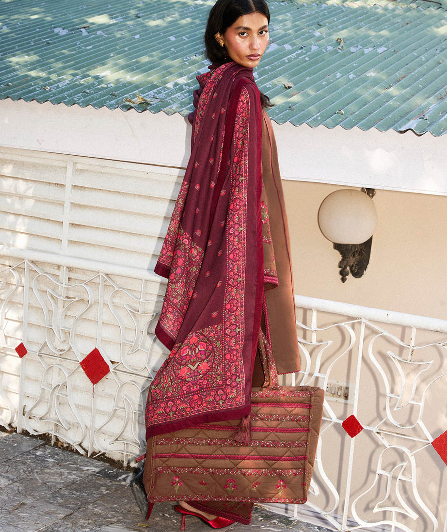 Jugnu By Hussain Rehar Autumn Winter`24 (Hazel)