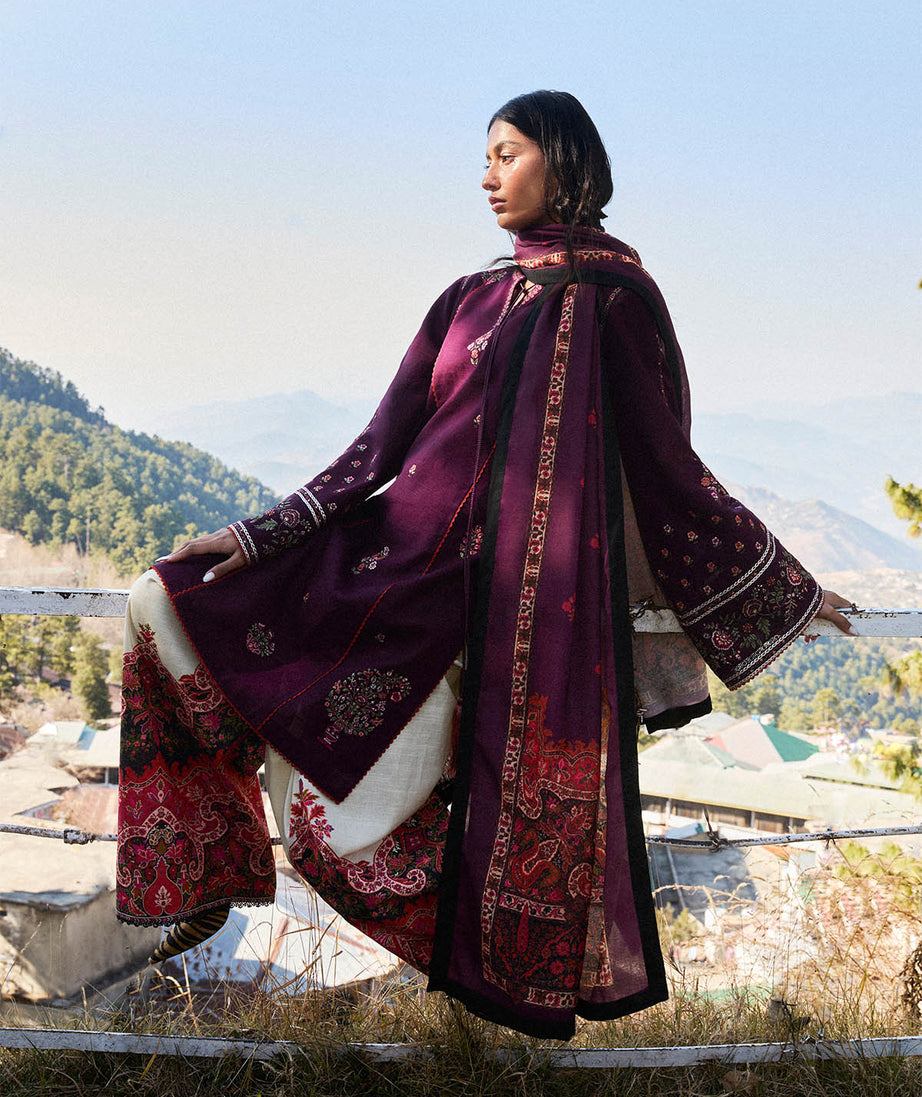 Jugnu By Hussain Rehar Autumn Winter`24 (Amethyst)