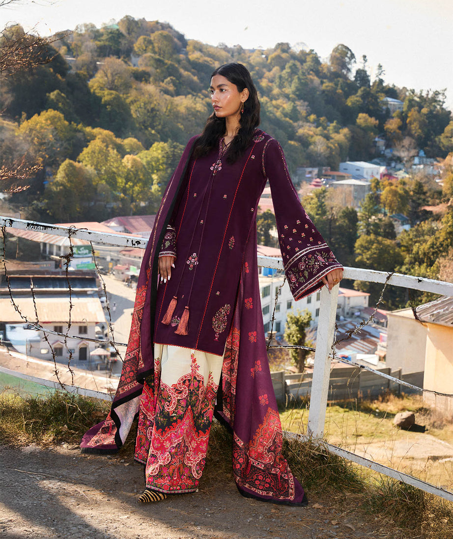Jugnu By Hussain Rehar Autumn Winter`24 (Amethyst)
