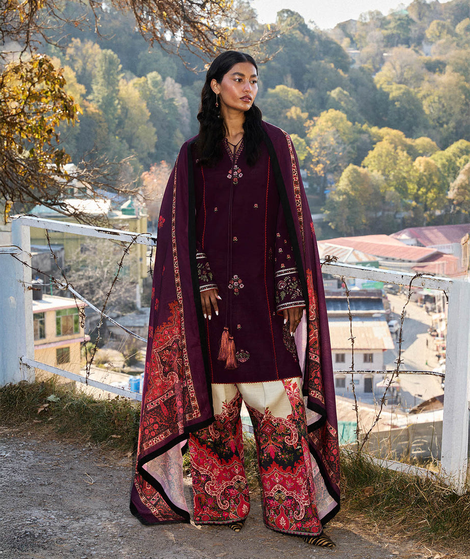 Jugnu By Hussain Rehar Autumn Winter`24 (Amethyst)