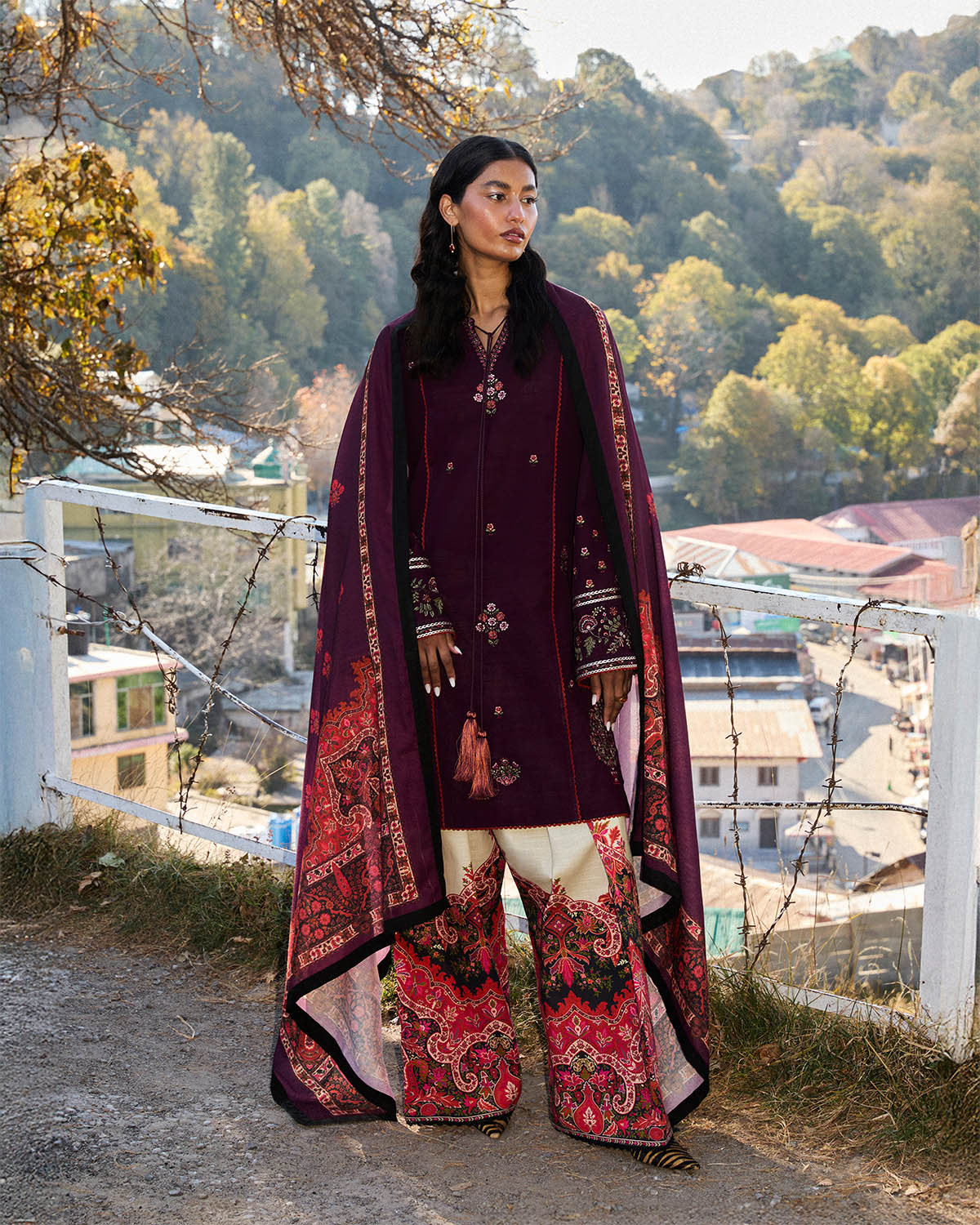 Jugnu By Hussain Rehar Autumn Winter`24 (Amethyst)