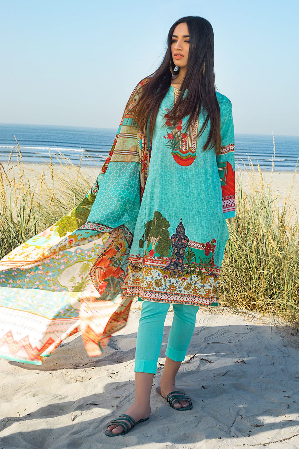 Gul Ahmed Emb Lawn'21 CL-1252 B