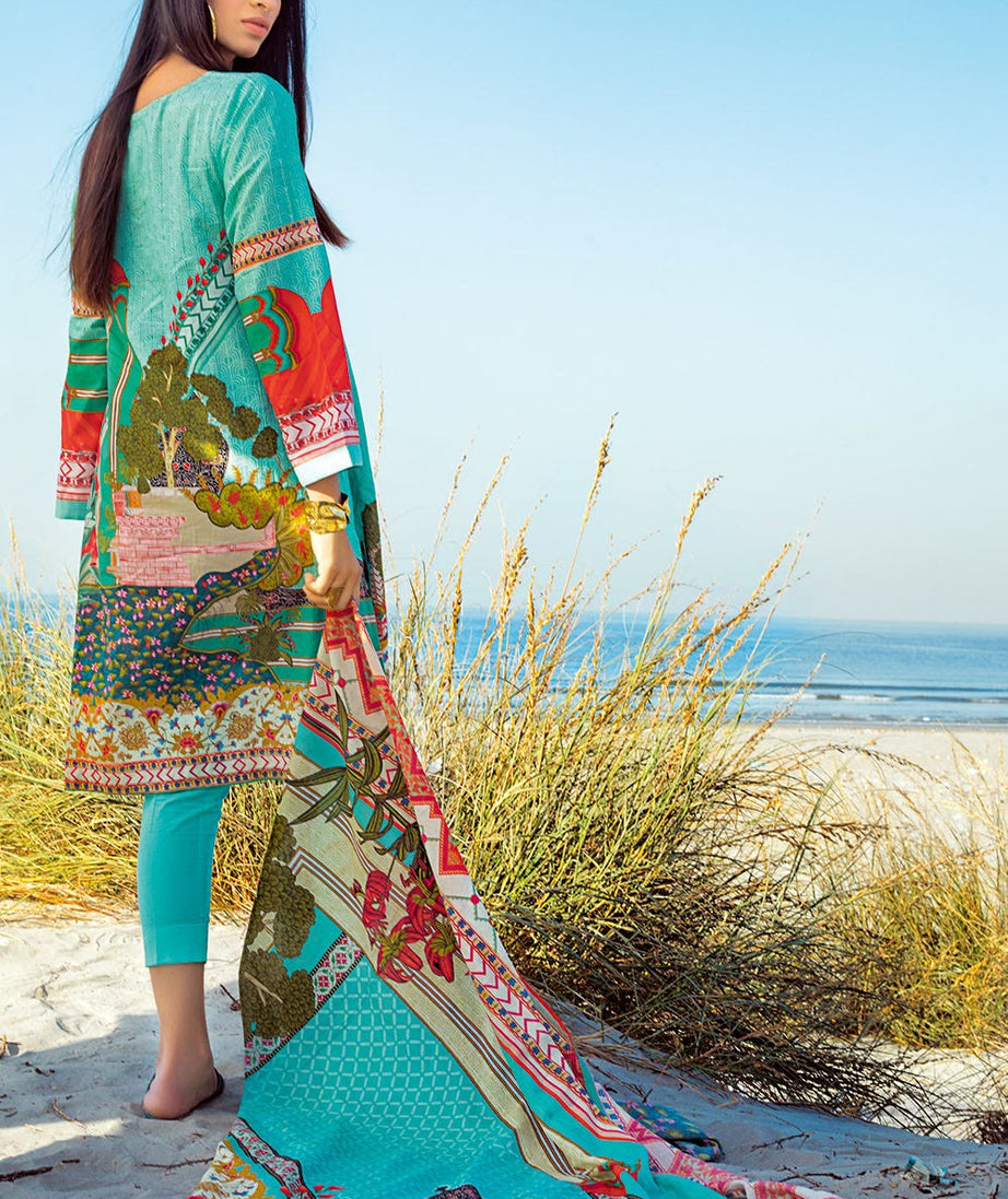 Gul Ahmed Emb Lawn'21 CL-1252 B