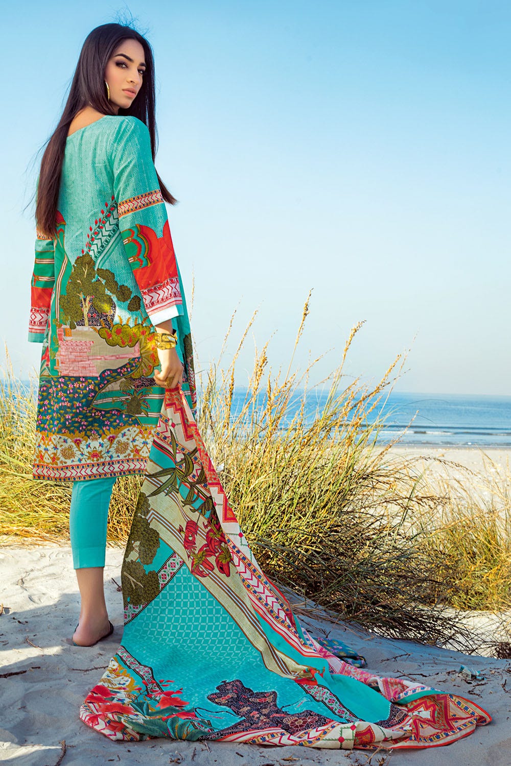 Gul Ahmed Emb Lawn'21 CL-1252 B