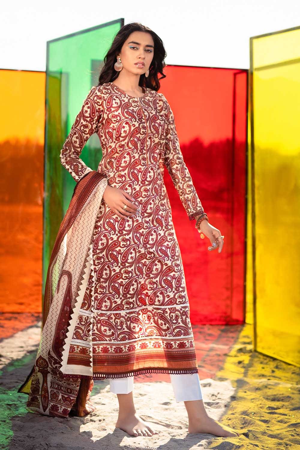 Gul Ahmed Summer Lawn'21 TL#304-B
