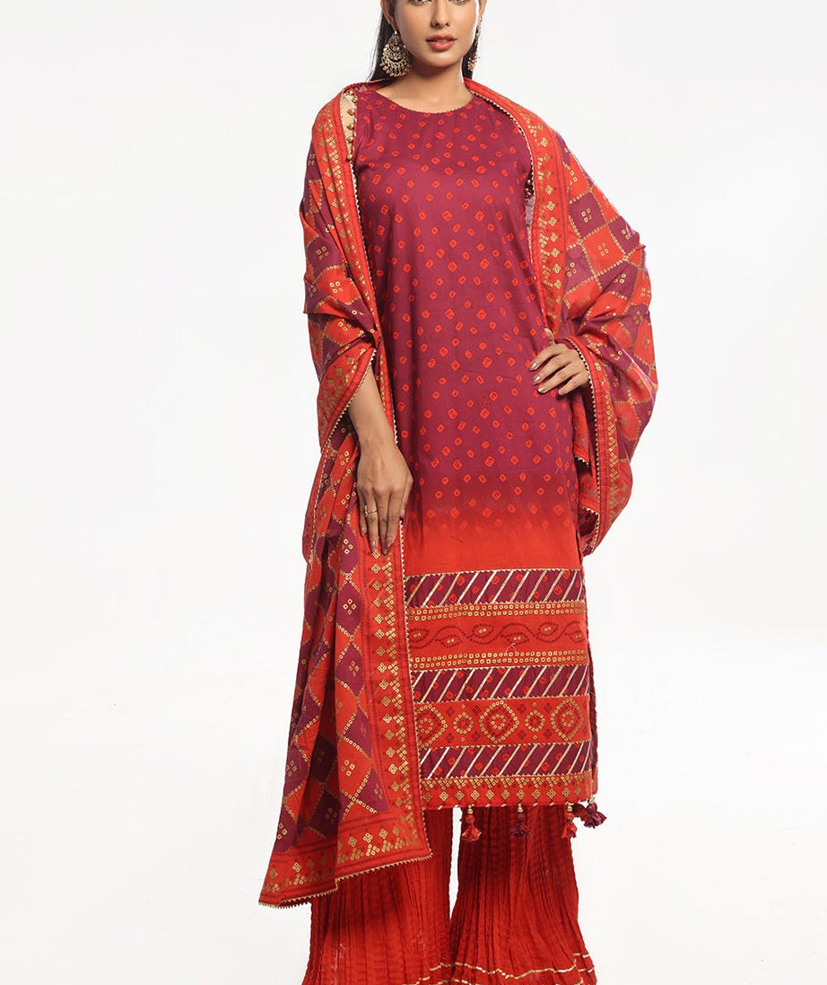 Gul Ahmed Summer Lawn'25 CL #52410B