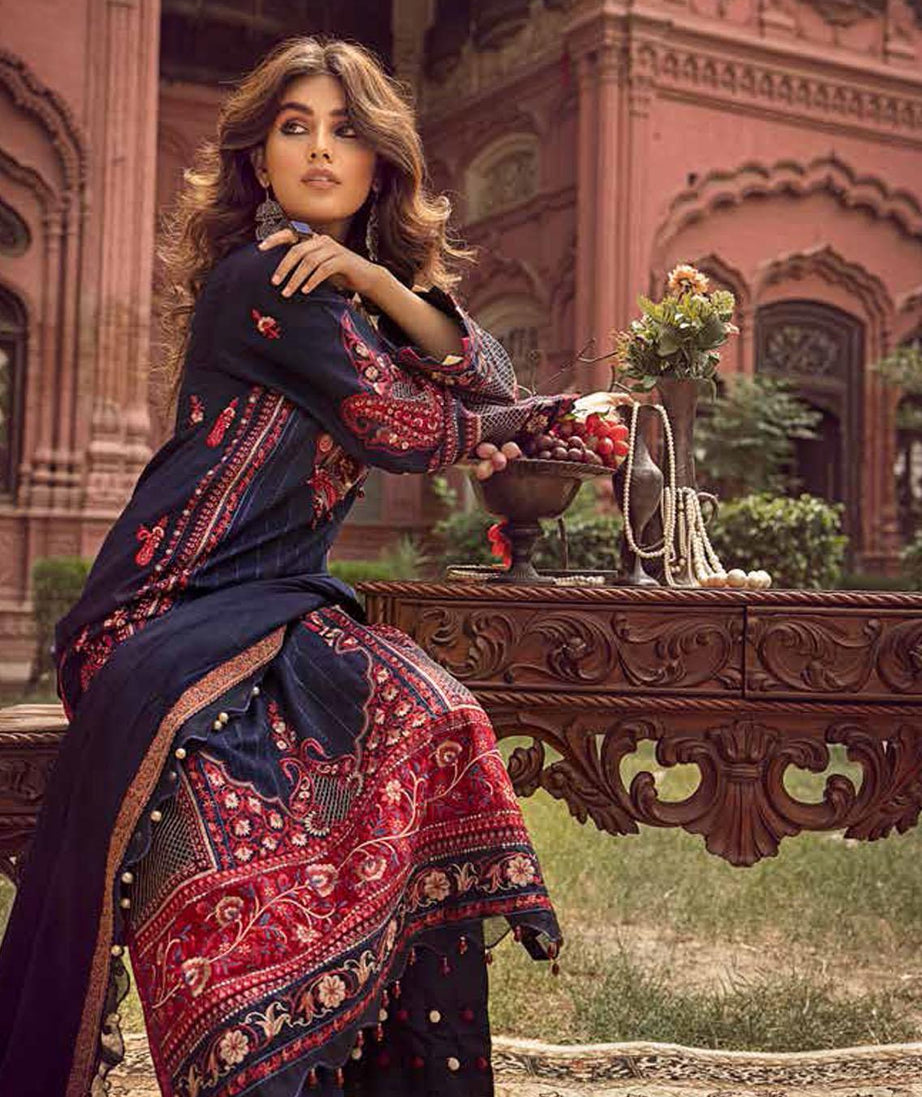 Gul Ahmed Winter Collection`22 AP#22007-A