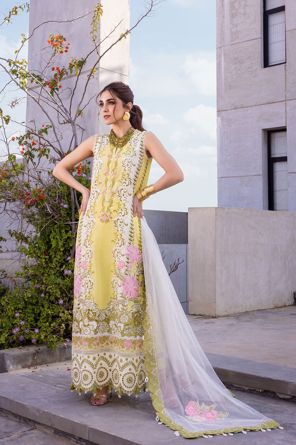 Saira Rizwan Luxury Lawn`24 (TIFFANY)
