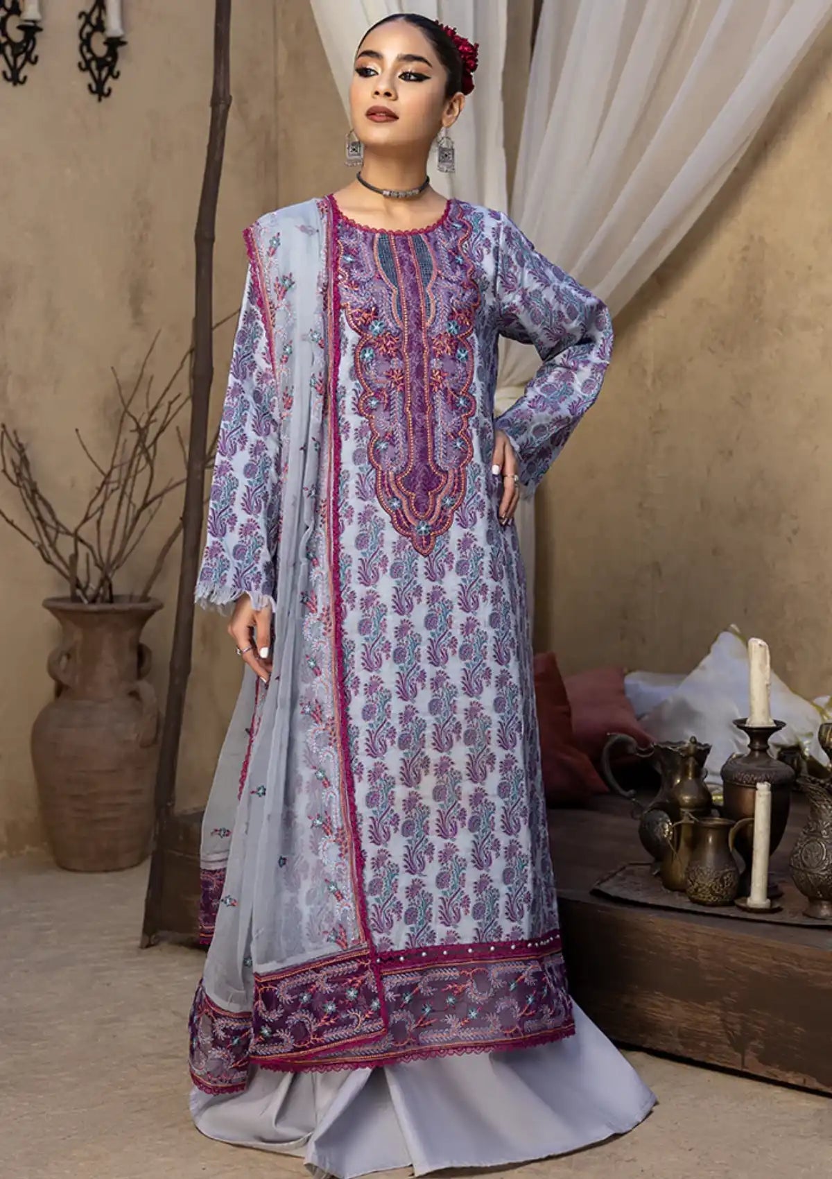 Hamdam Ishq Emb Jacquard'24 D#03