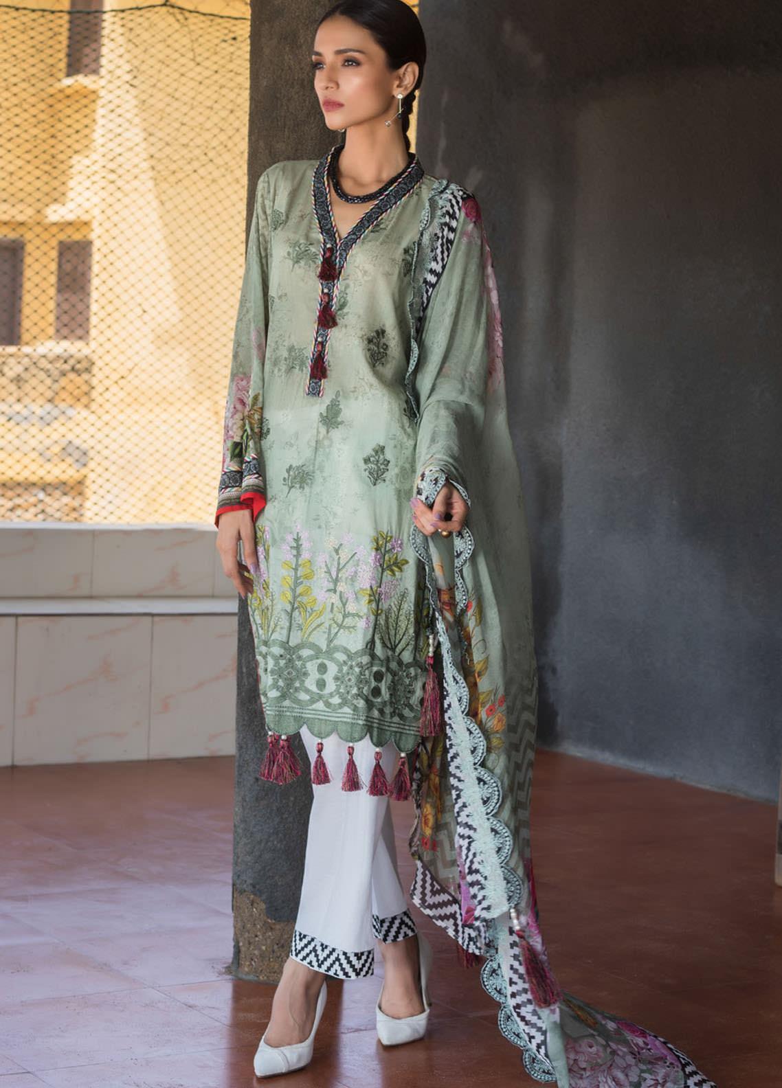 Iman Embroidered Lawn`21 D#10