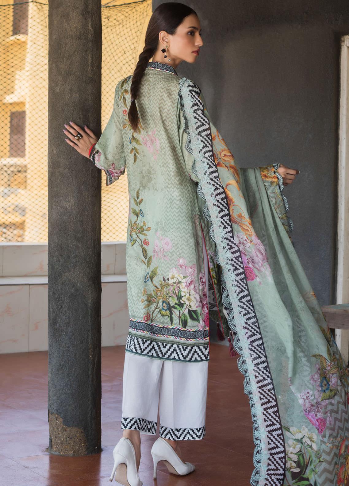Iman Embroidered Lawn`21 D#10