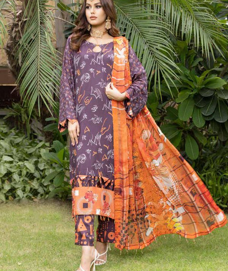 Mi Creation Dhagakari Viscose`24 D#1 (Rust)