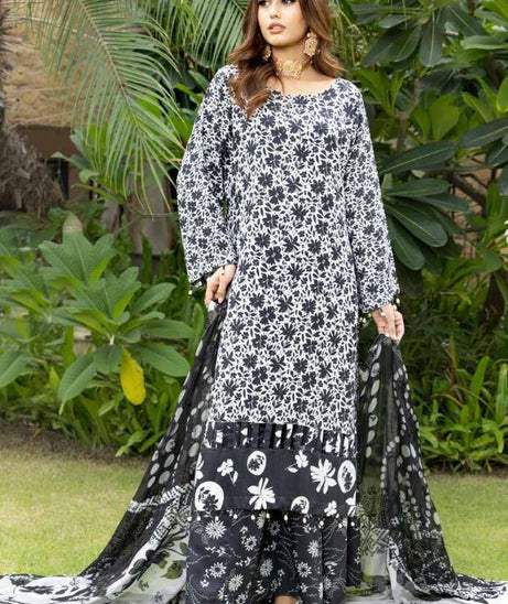 Mi Creation Dhagakari Viscose`24 D#1 (White)