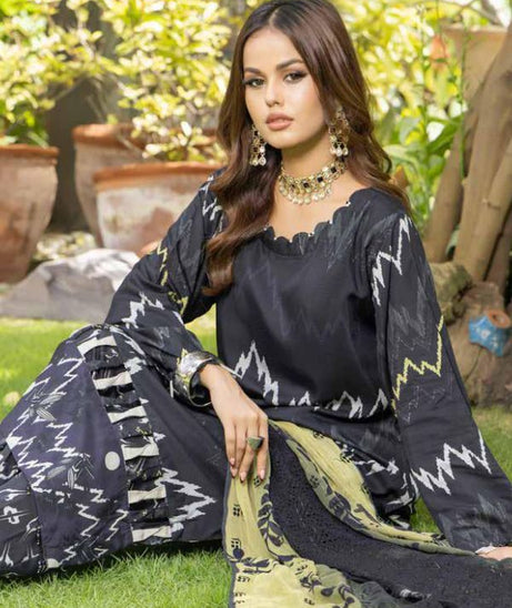 Mi Creation Dhagakari Viscose`24 D#1 (Black)