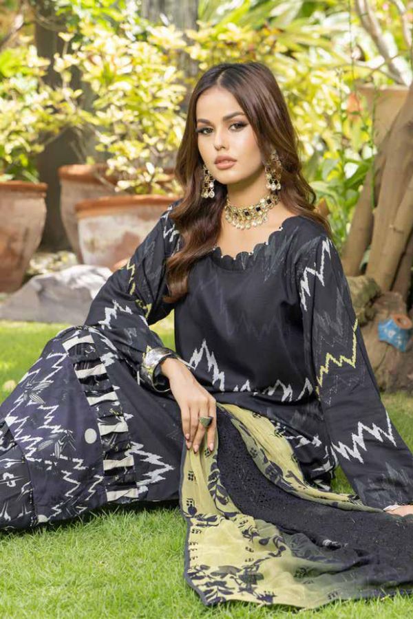 Mi Creation Dhagakari Viscose`24 D#1 (Black)