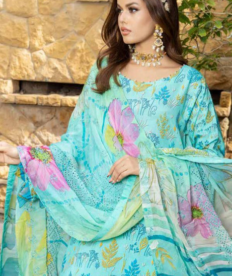 Mi Creation Dhagakari Viscose`24 D#1 (Ferozi)