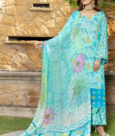 Mi Creation Dhagakari Viscose`24 D#1 (Ferozi)