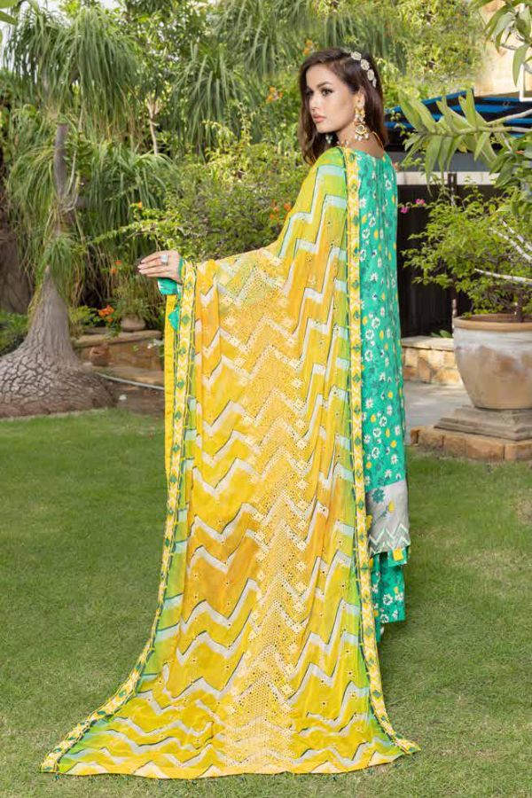 Mi Creation Dhagakari Viscose`24 D#1 (Green)