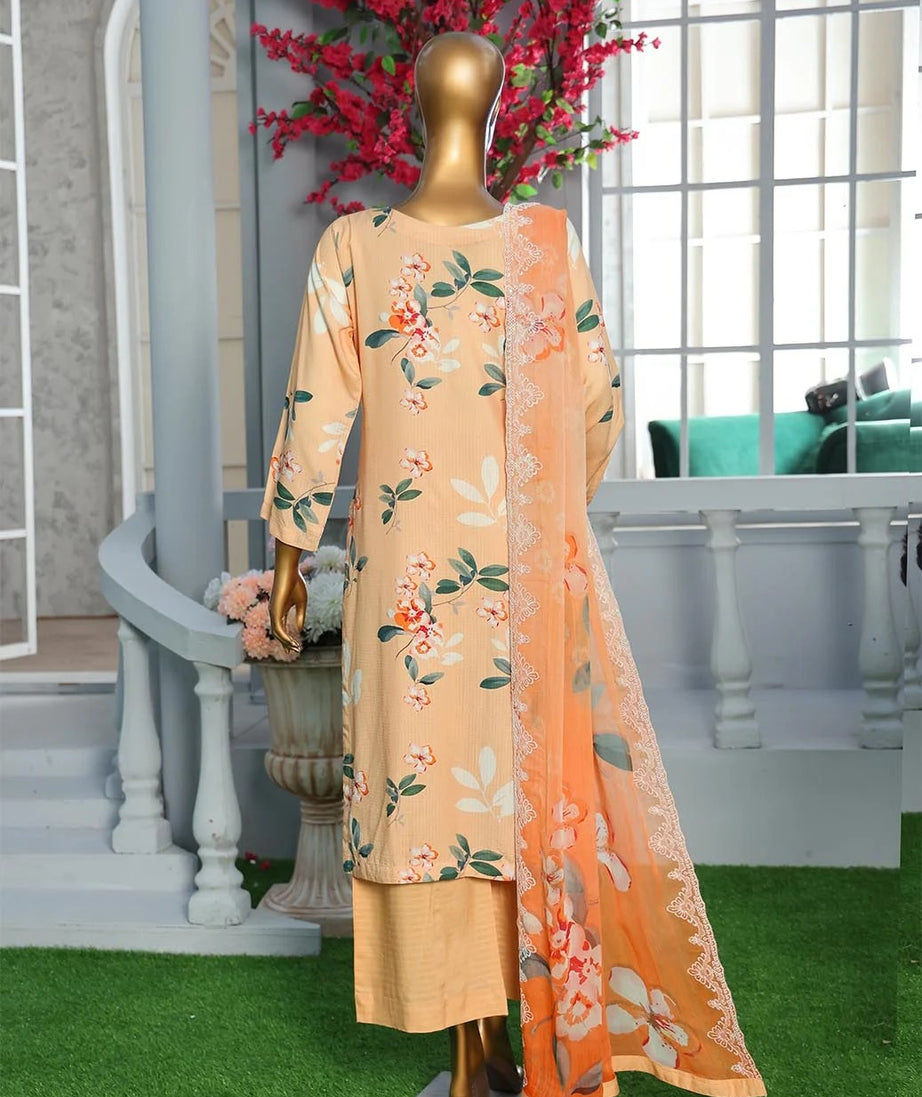 Mi Creation Diamond White`25 (Vol-2) (Peach)