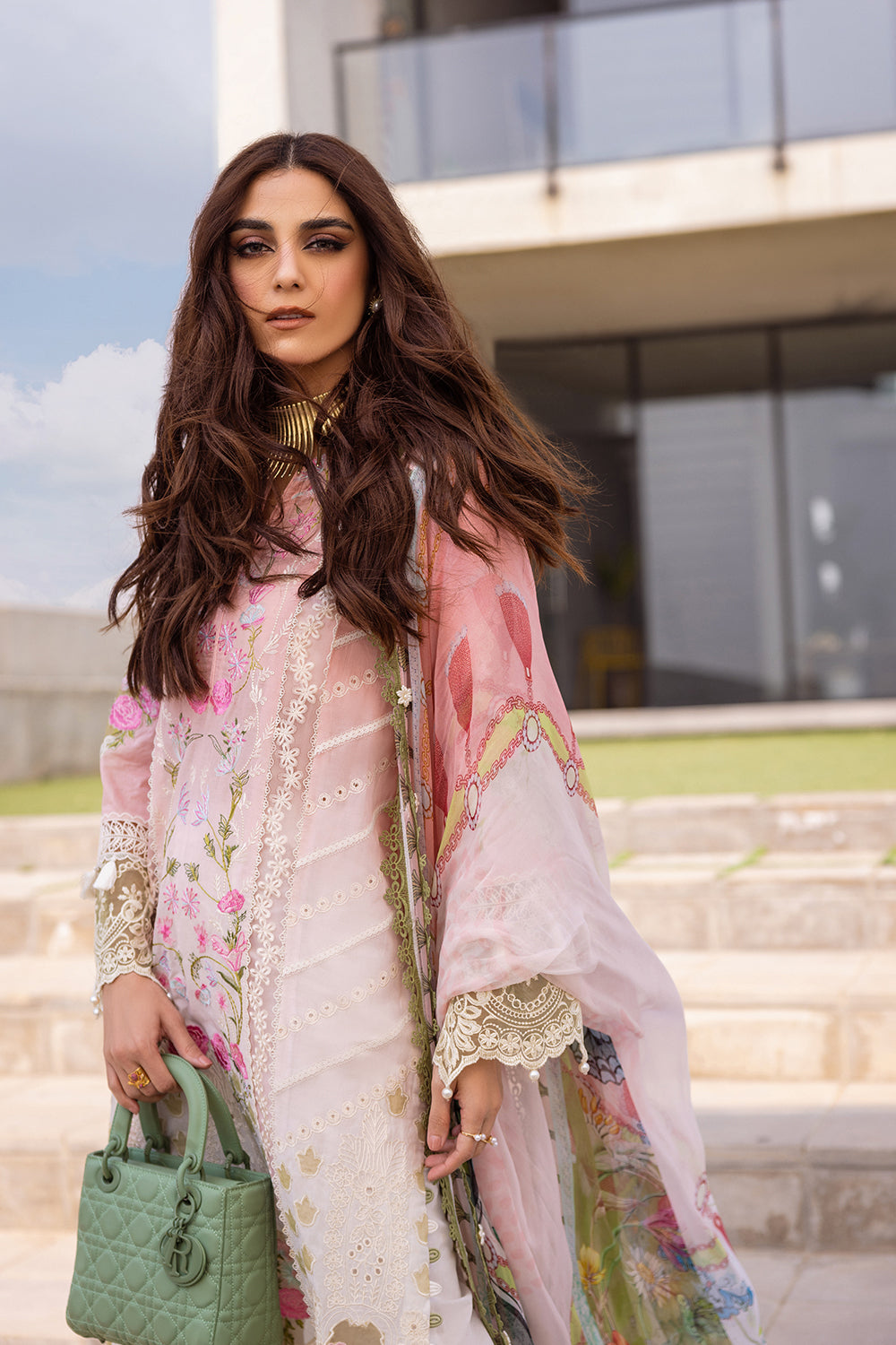 Saira Rizwan Luxury Lawn`24 (LAUREL)