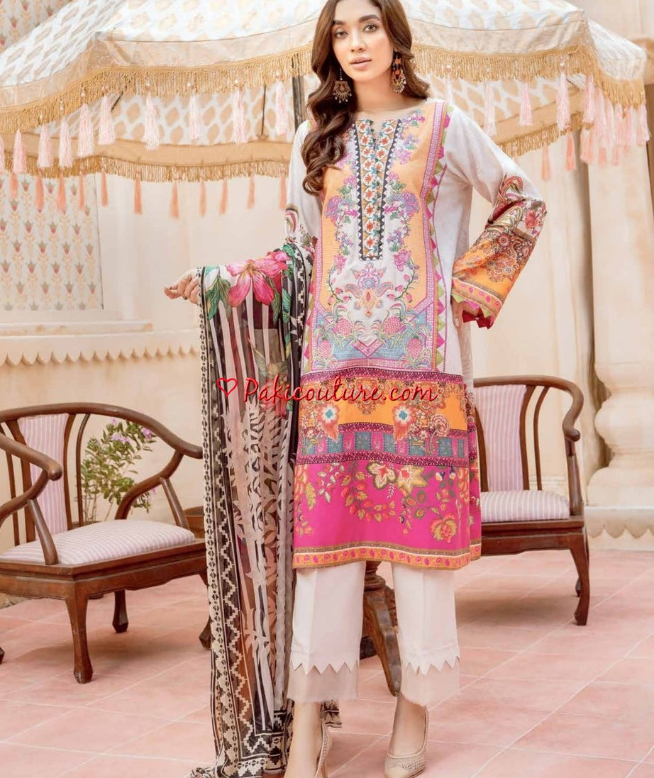 Jahanara Coral Linen'22 Vol-2 WR#04