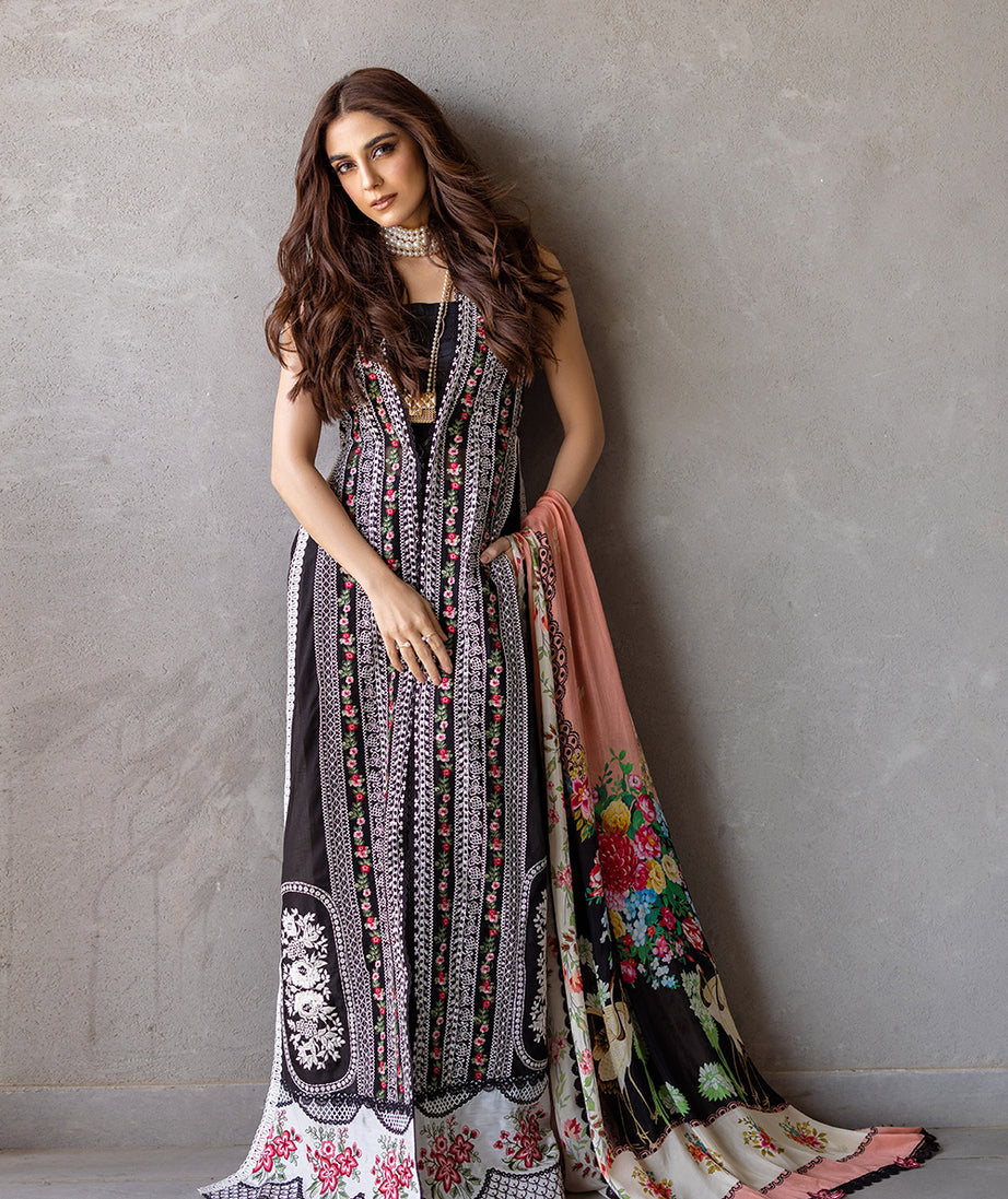 Saira Rizwan Luxury Lawn`24 (EMBER)