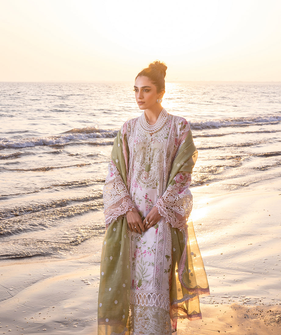 Saira Rizwan Luxury Lawn`24 (AKOYA)