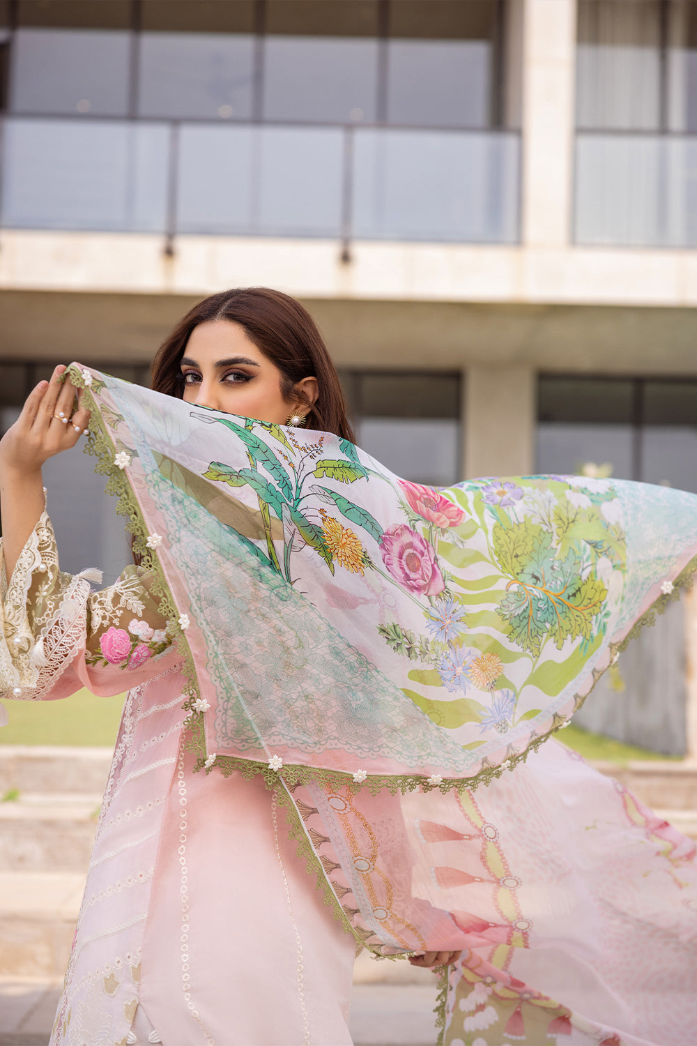Saira Rizwan Luxury Lawn`24 (LAUREL)