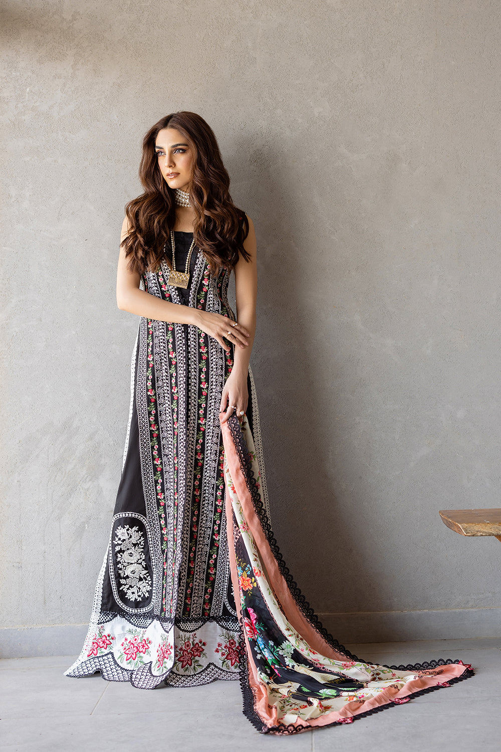 Saira Rizwan Luxury Lawn`24 (EMBER)