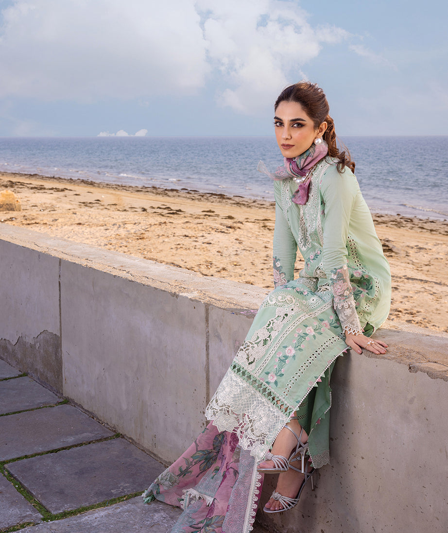 Saira Rizwan Luxury Lawn`24 (KESHI)