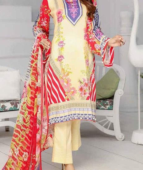 Khaka Emb Viscose P/Scrool`20 D#7