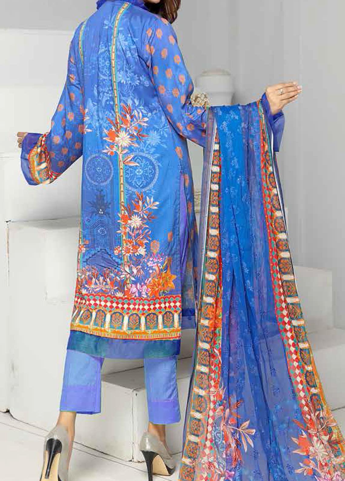 Khaka Emb Viscose P/Scrool`20 D#10