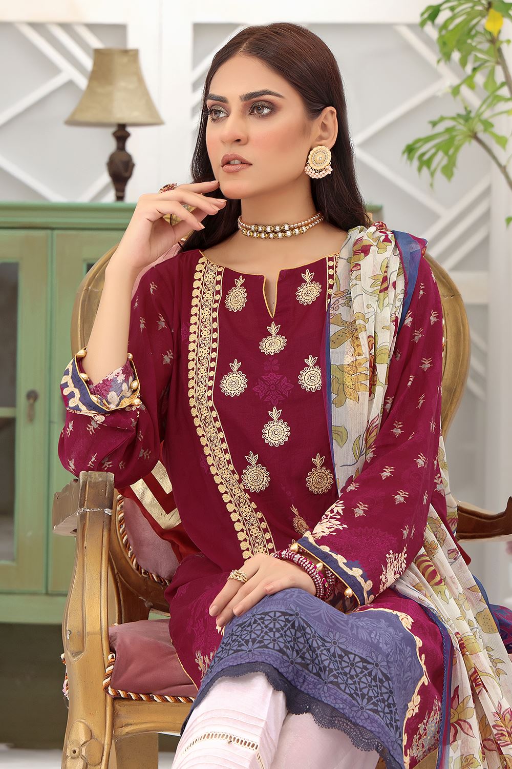 Khas Dilara Emb Lawn`23 KC#1406