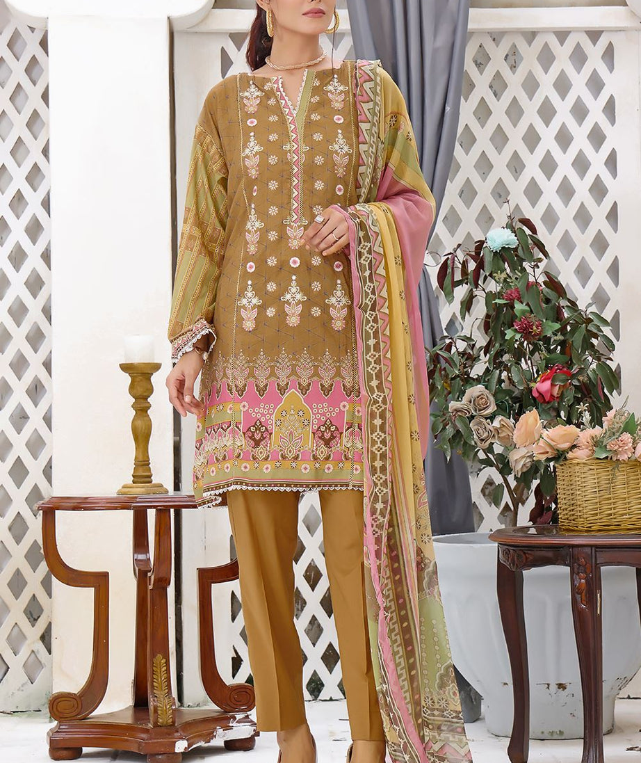 Khas Dilara Emb Lawn`23 KC#1408