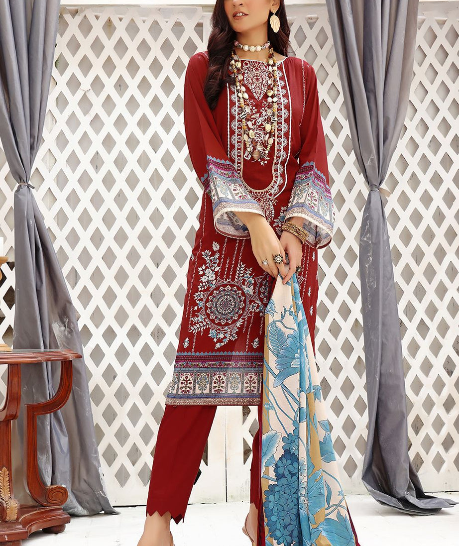 Khas Dilara Emb Lawn`23 KC#1432