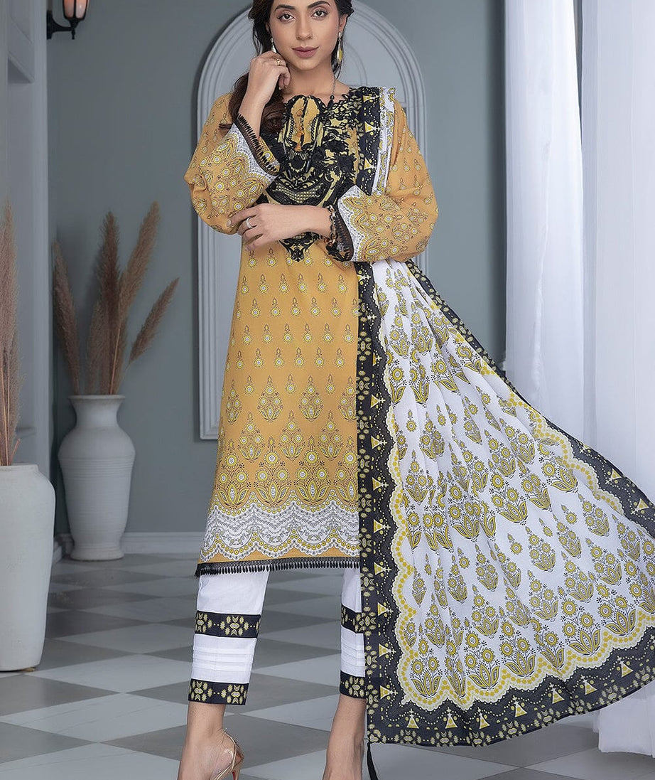 Khas Aizal Print Lawn`23 KLA#1695