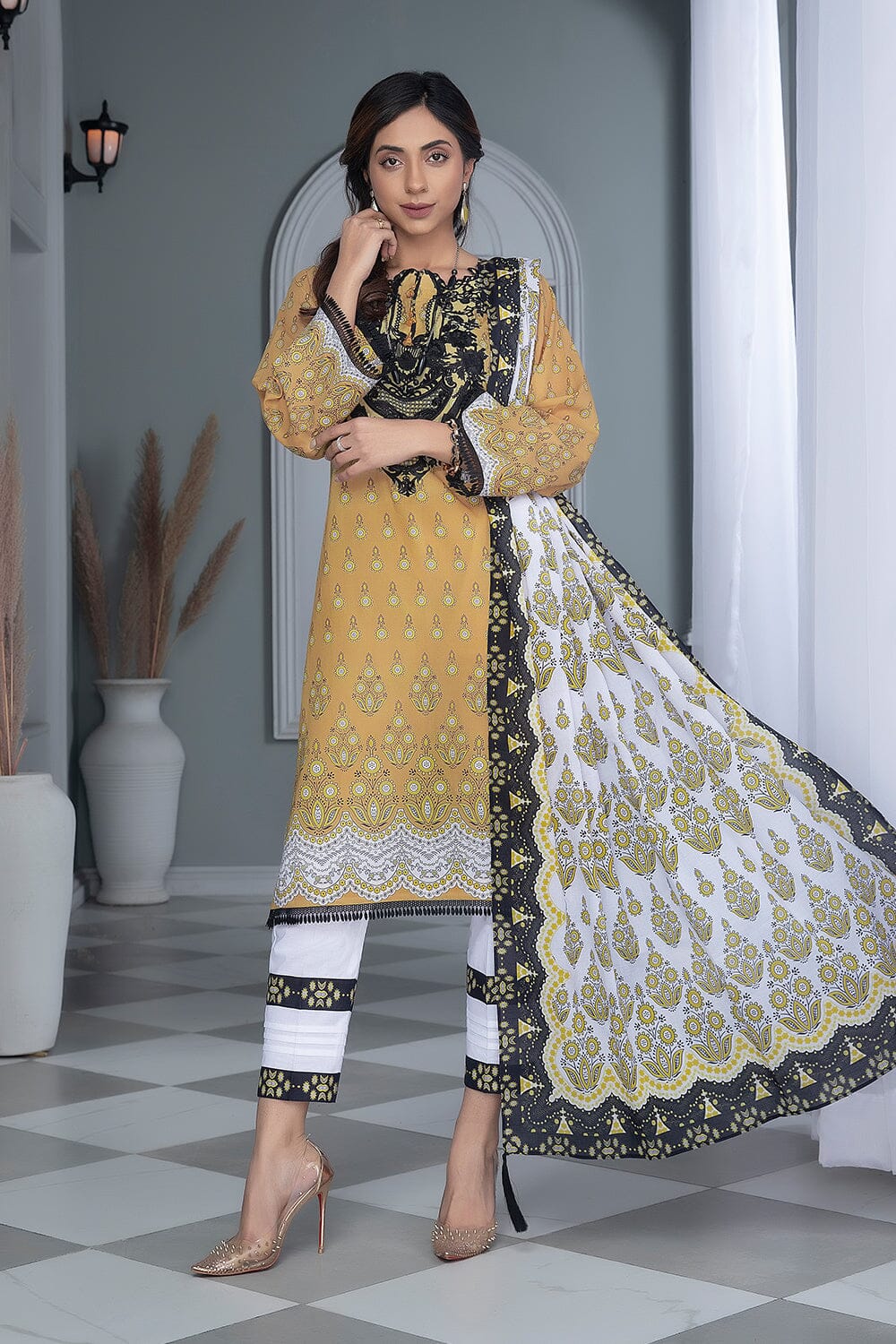 Khas Aizal Print Lawn`23 KLA#1695