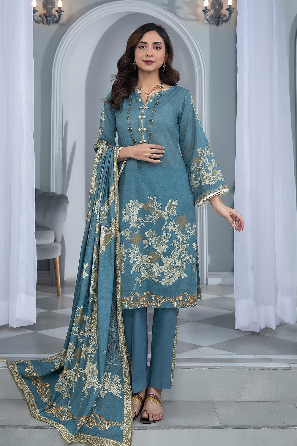 Khas Aizal Print Lawn`23 KLA#1662