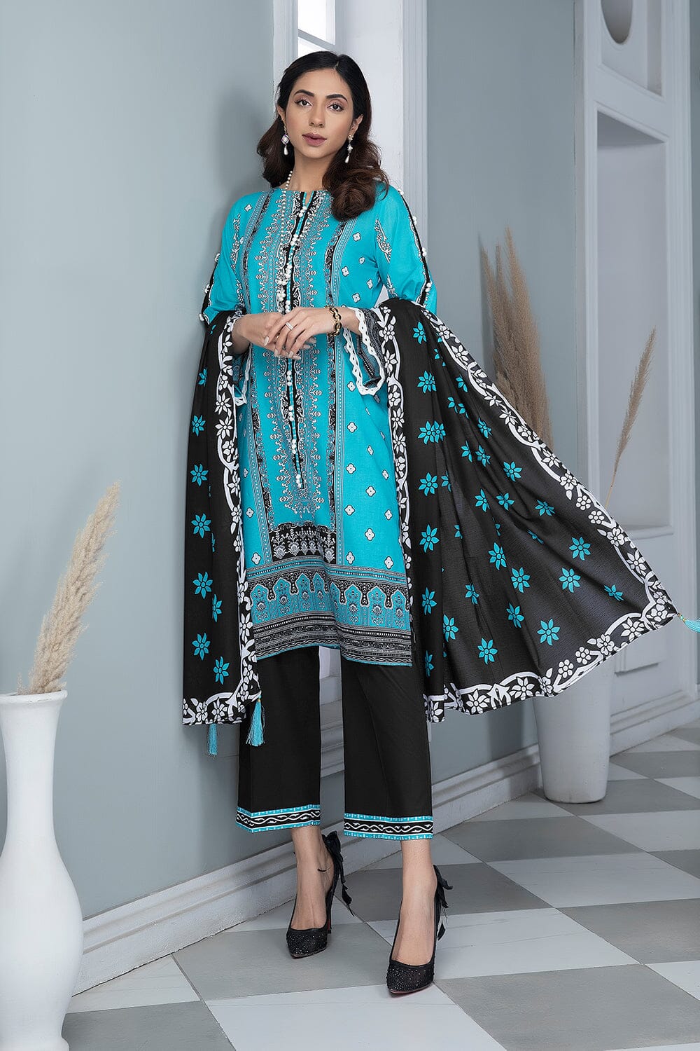 Khas Aizal Print Lawn`23 KLA#1667