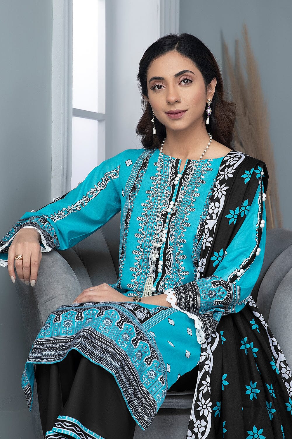 Khas Aizal Print Lawn`23 KLA#1667